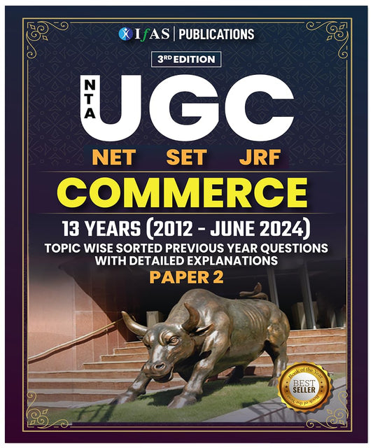 UGC NET Commerce Paper 2 Book | Previous Year Question Papers with Detailed Explanation from 2012 to 2024