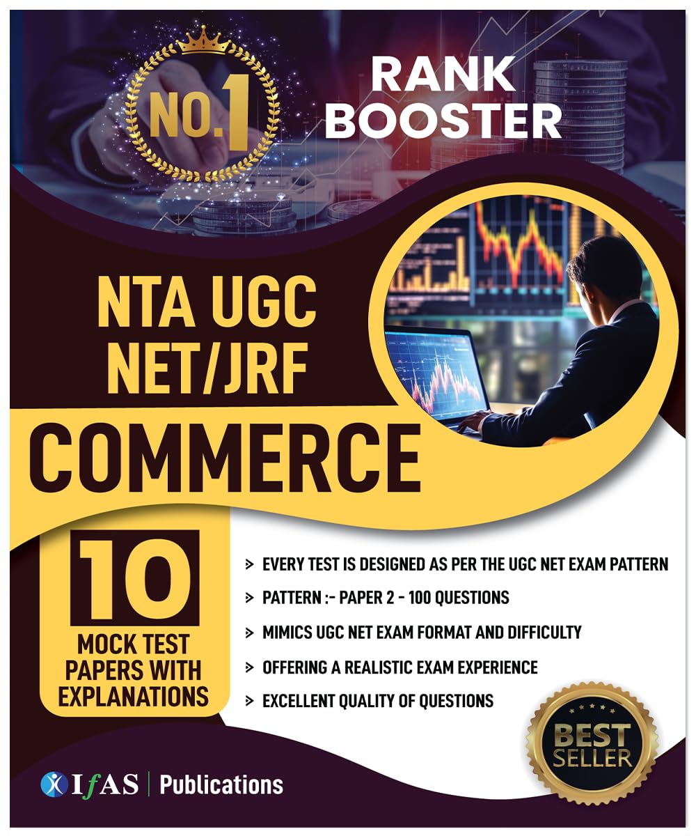 UGC NET Commerce Paper 2 Book | 10 Mock Test for Exam Practice