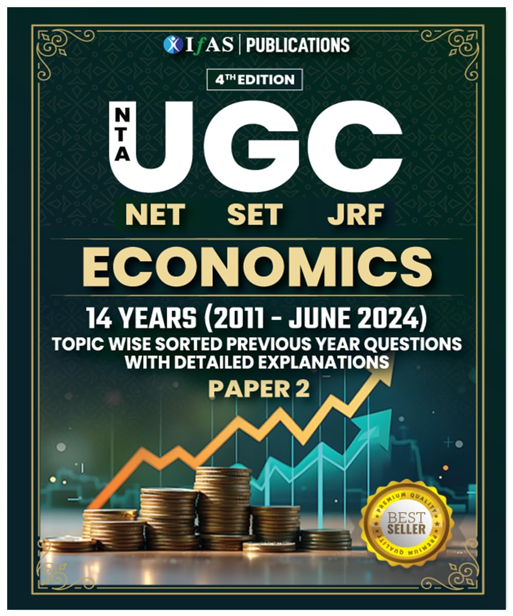 UGC NET JRF Economics Paper 2 PYQ Book | (2004 to 2023) Previous Years Solved Questions Paperss