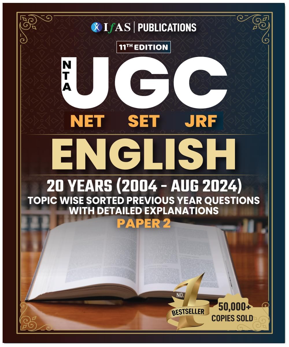 UGC NET English Literature Paper 2 Book 2024 | Previous Year Question Papers with Detailed Explanation from 2004 to 2023