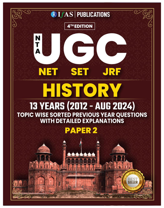 UGC NET History Paper 2 PYQ Book | (2012 to 2024 Aug) Previous Year Solved Questions Papers